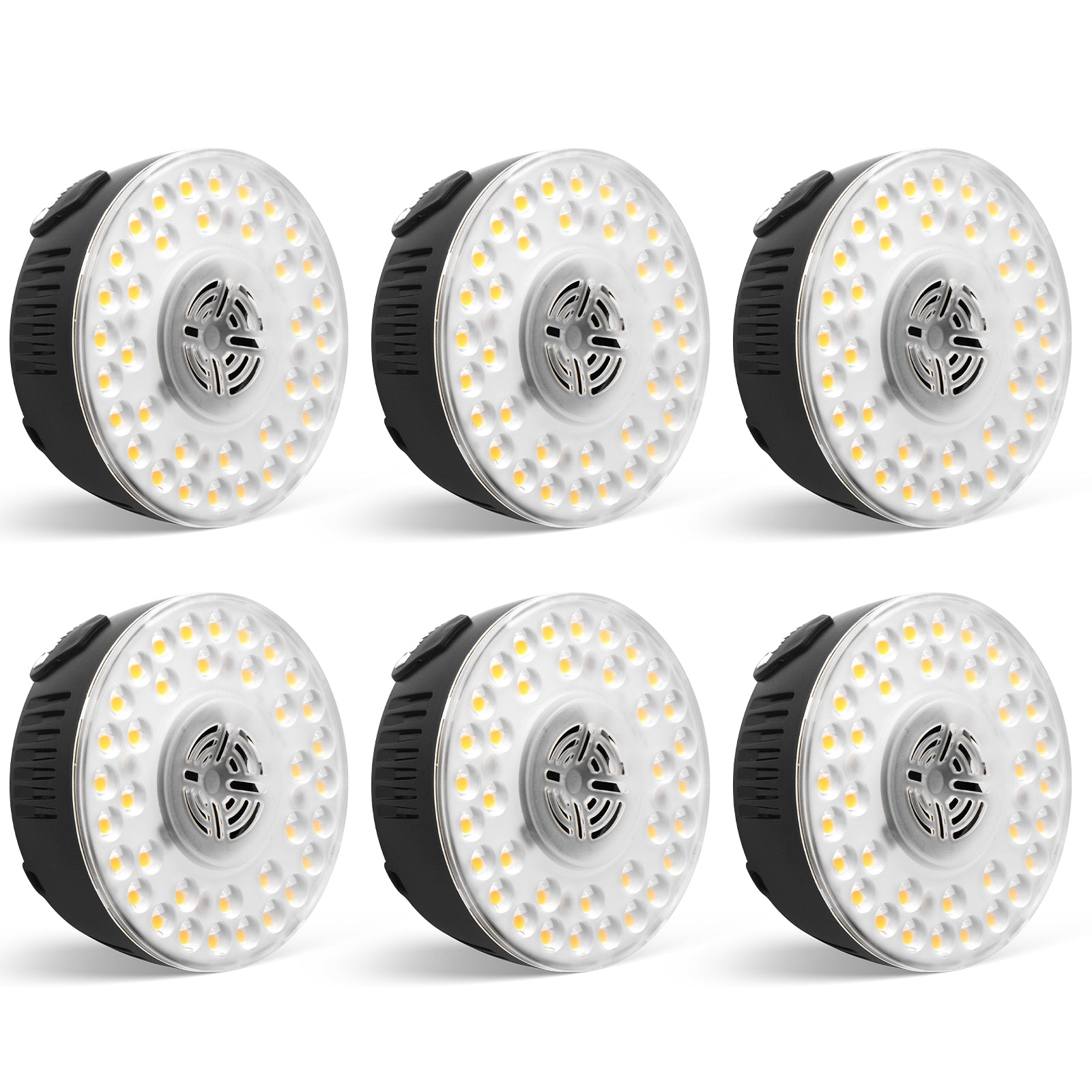 Barrina OG09 Orbgrow Series 9W Puck LED Grow Lights 5000K | Magnetic & Linkable (Black Color))