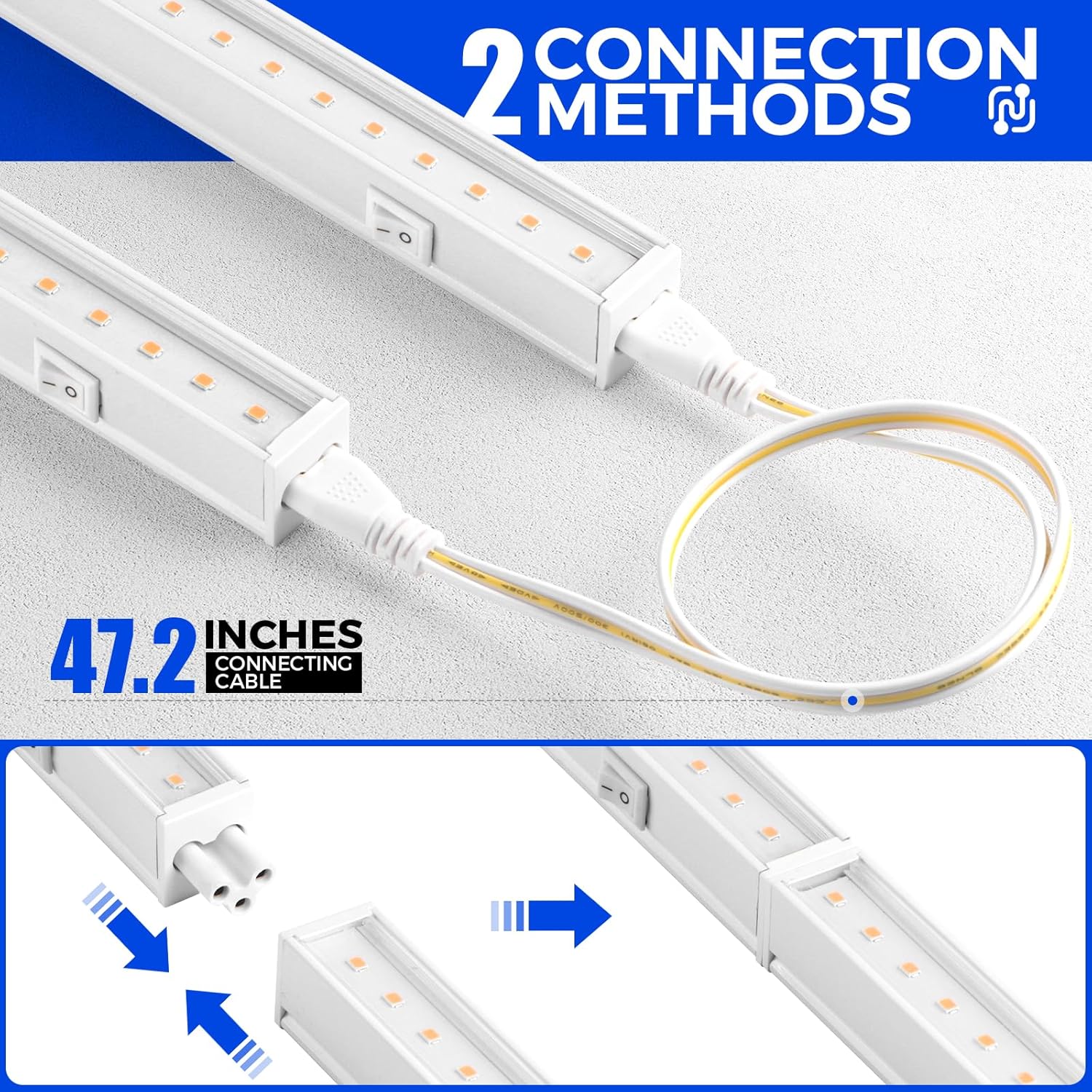 Barrina T5 20W LED Grow Lights 4FT Yellow Light | Full Spectrum & Linkable | ML20