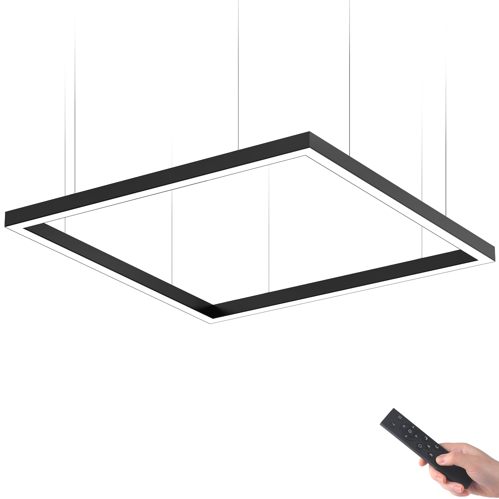 Barrina 5568 Remote Series 2nd-Generation 216W Square Set LED Linear Lights 5FT * 5FT 3000K - 6000K 21600LM | Seamless Connection & Color Changing