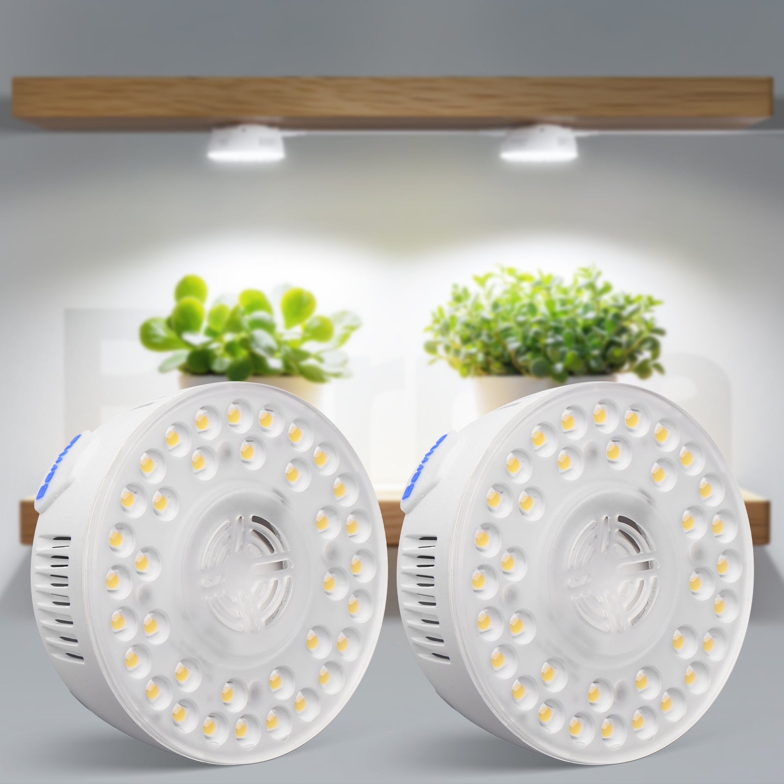 Barrina OG09 Orbgrow Series 9W Puck LED Grow Lights 5000K | Magnetic & Linkable