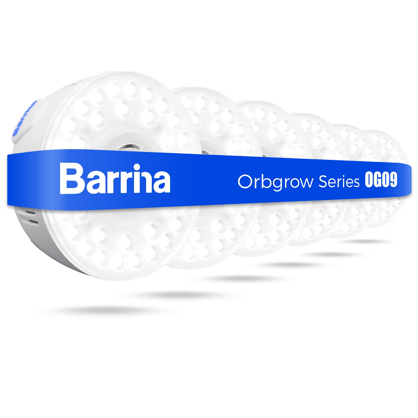 Barrina OG09 Orbgrow Series 9W Puck LED Grow Lights 5000K | Magnetic & Linkable