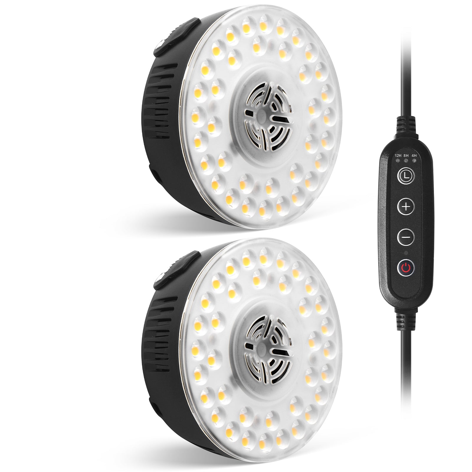 Barrina OG09 Orbgrow Series 9W Puck LED Grow Lights 5000K | Magnetic & Linkable with Smart Timer & 5 Level Dimmable