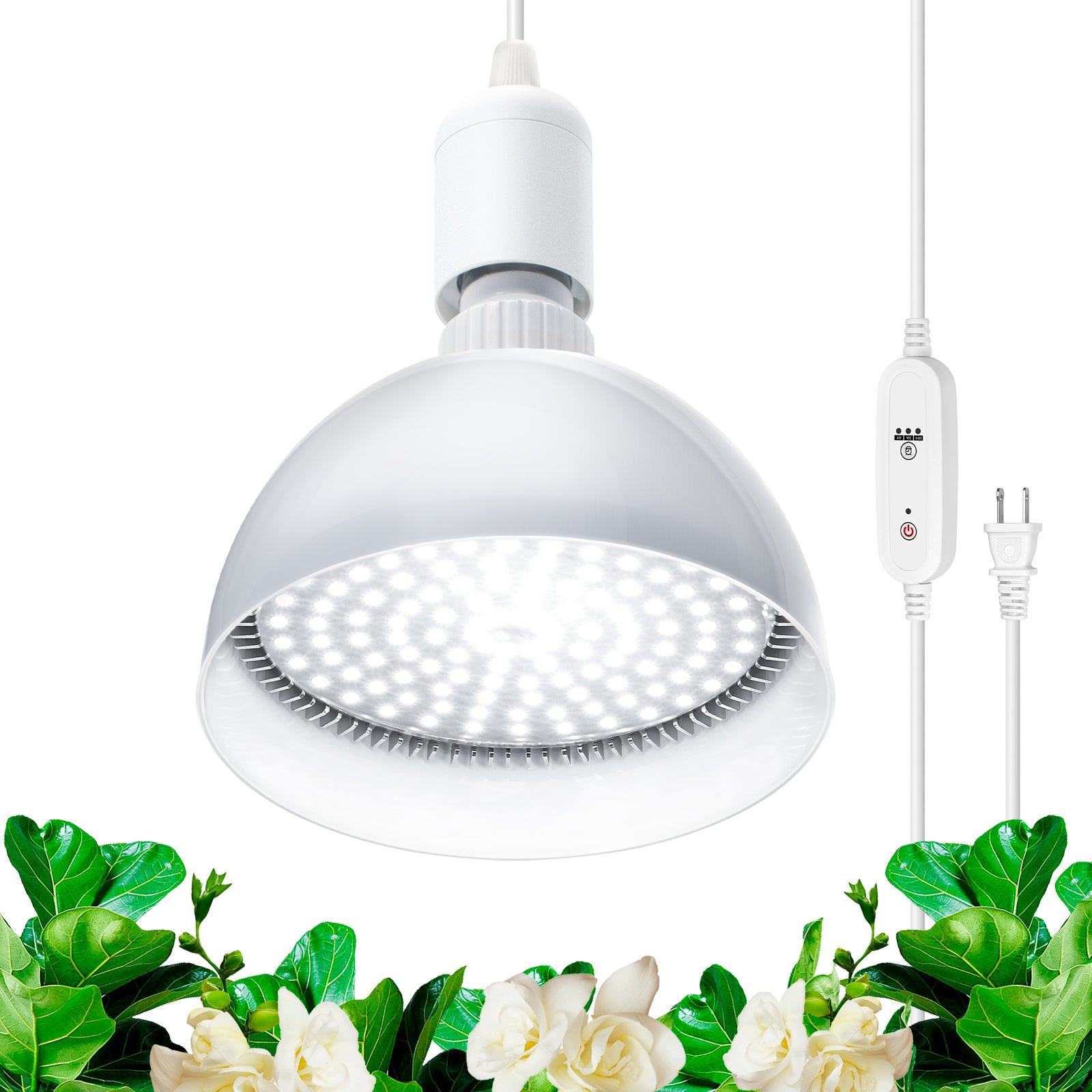 Barrina PAR38 25W LED Hanging Grow Light 5000K | Full Spectrum & Timer | TB25