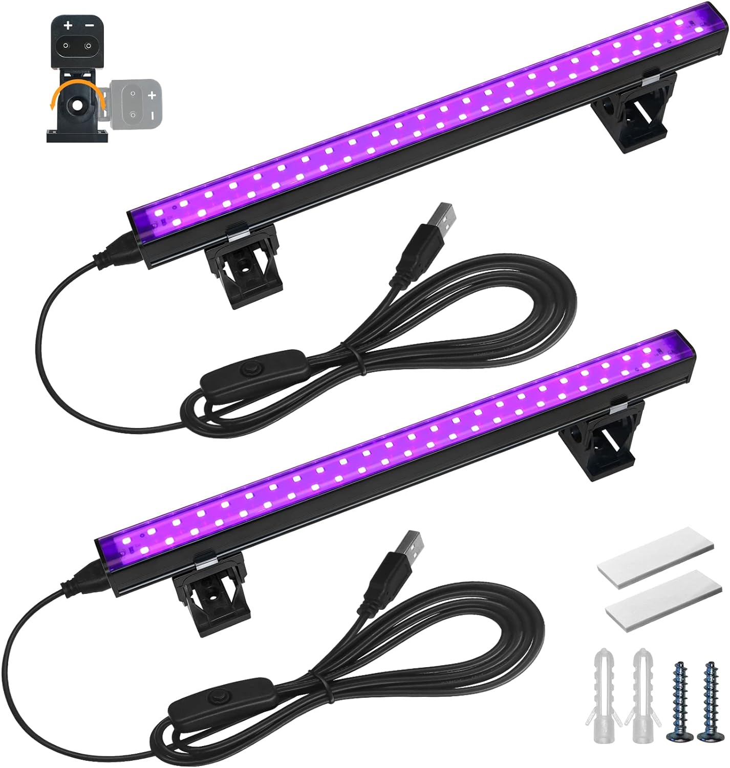 Barrina T5 10W LED UV Black Lights 1FT | USB | UC10Z