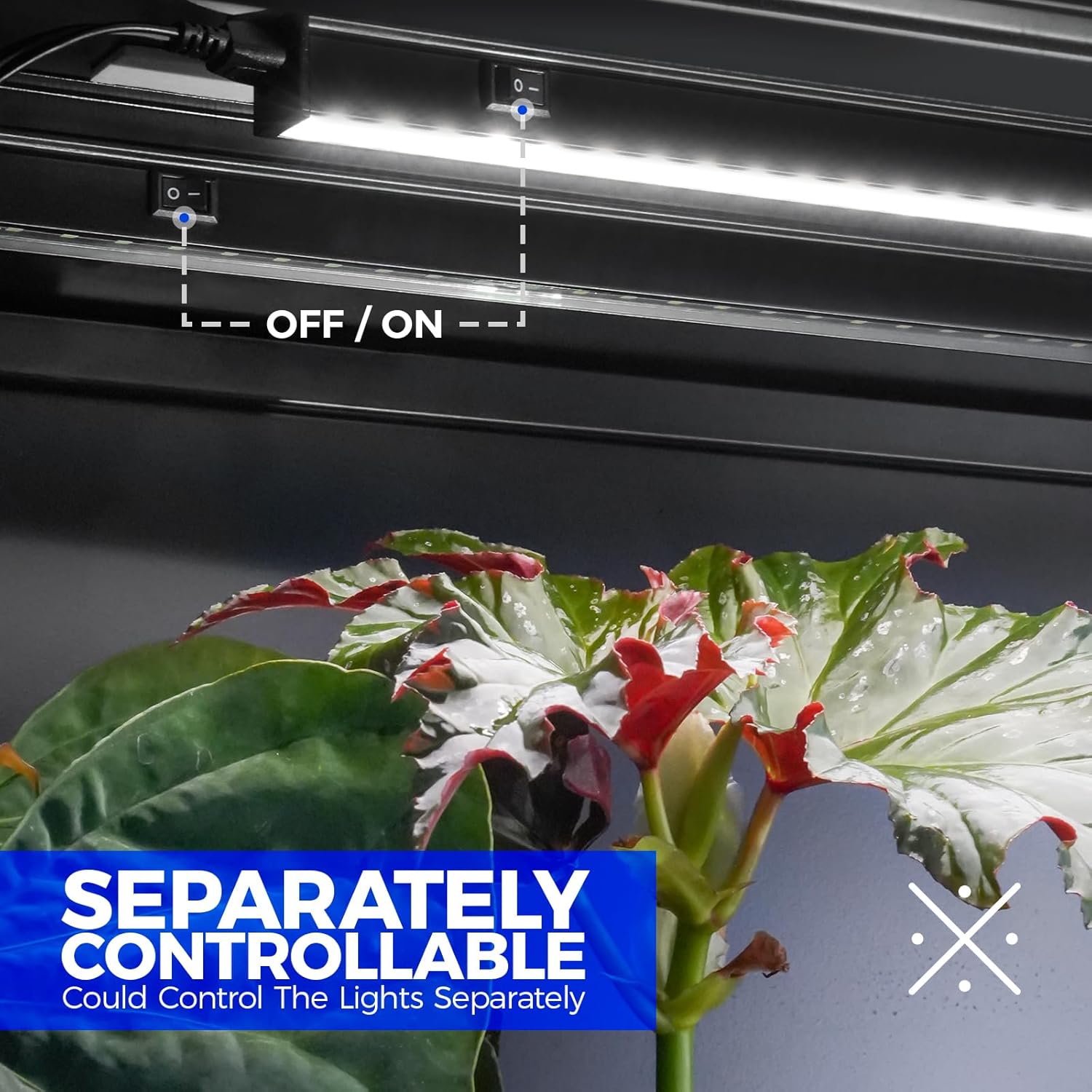 Barrina T5 20W LED Grow Lights 4FT 5000K | Magnetic Installation & Linkable | NL20