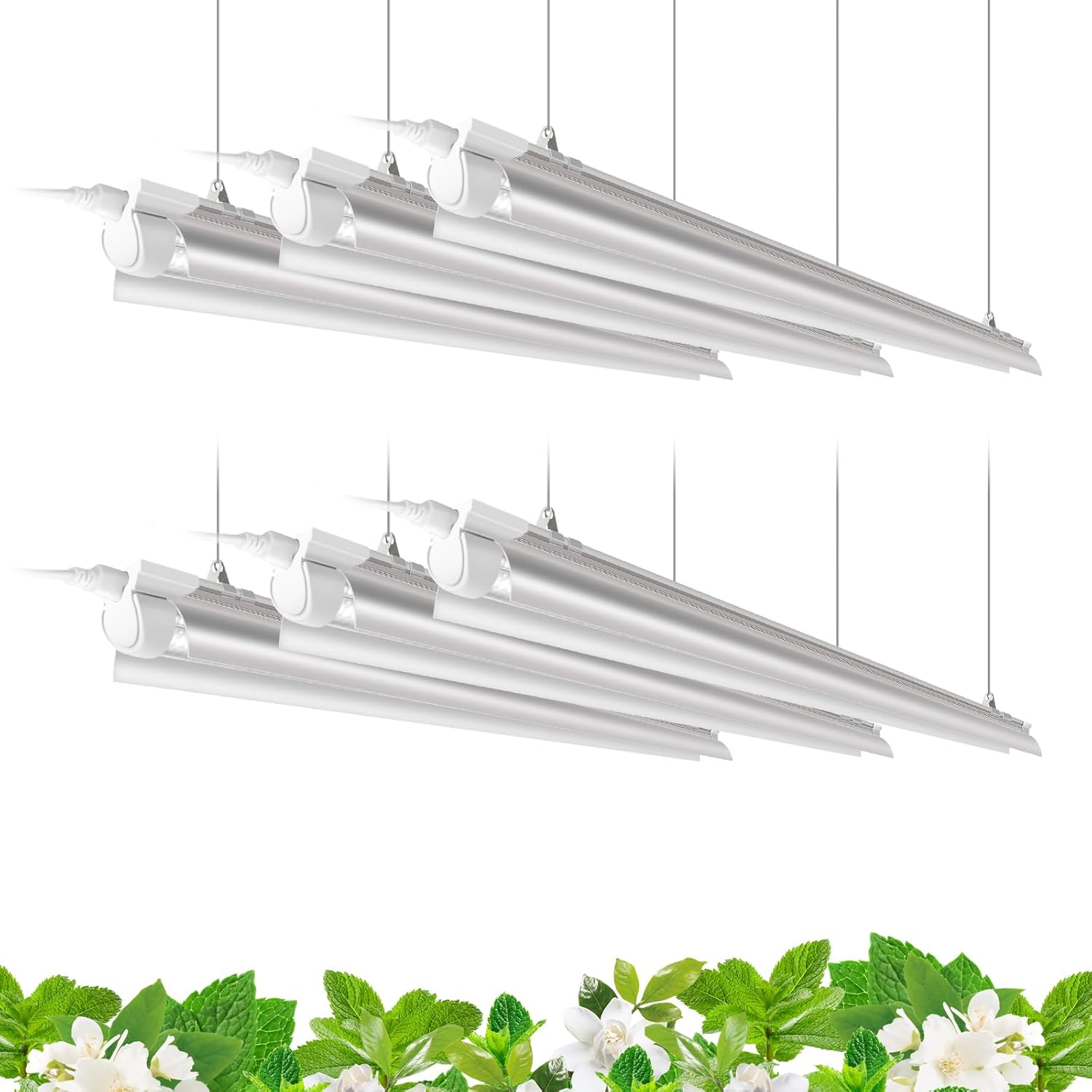 Barrina T8 42W LED Grow Light 4FT 5000K | Reflectors & Linkable | QL42