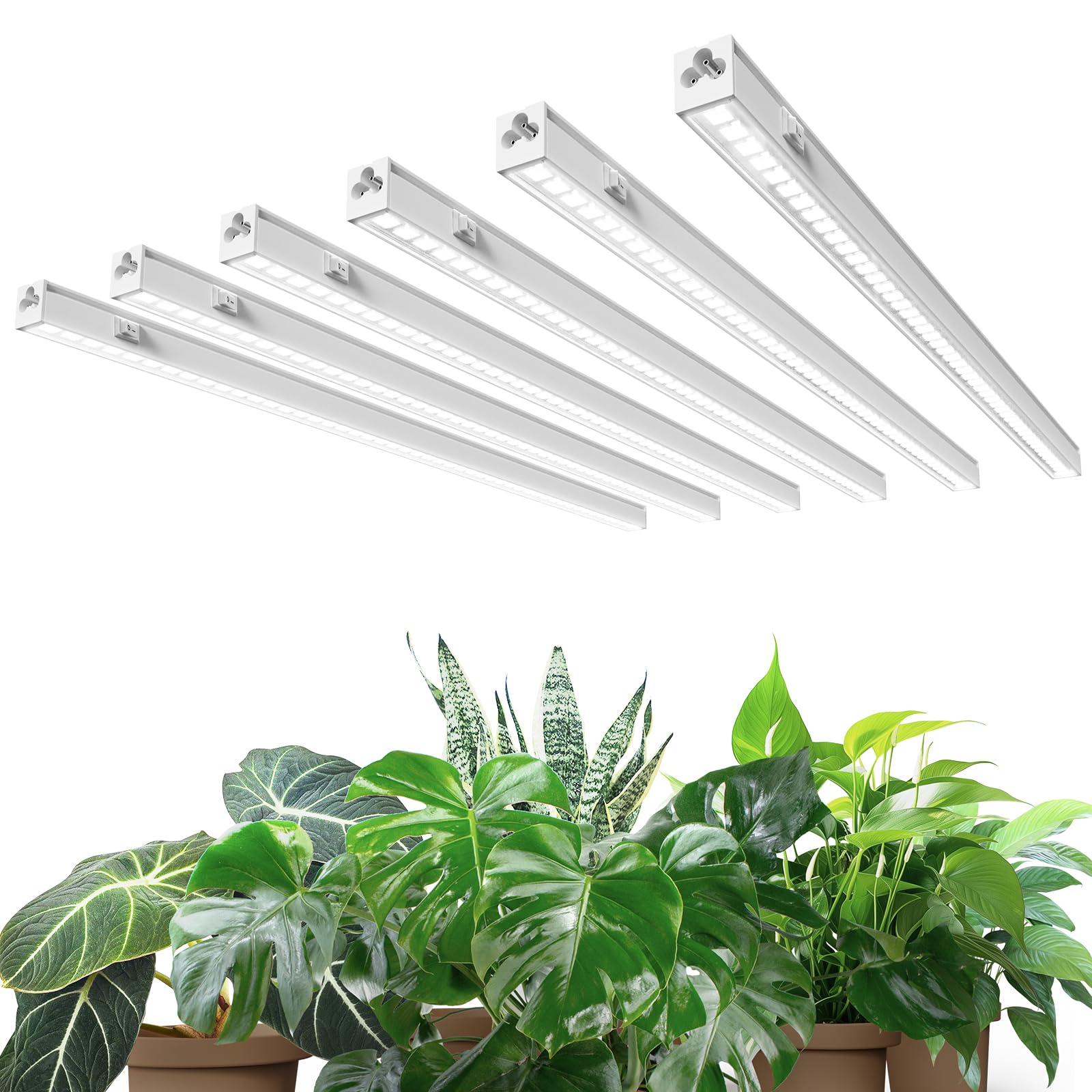 T5 Pro LED Grow Lights with Reflector Cup for Indoor Plants