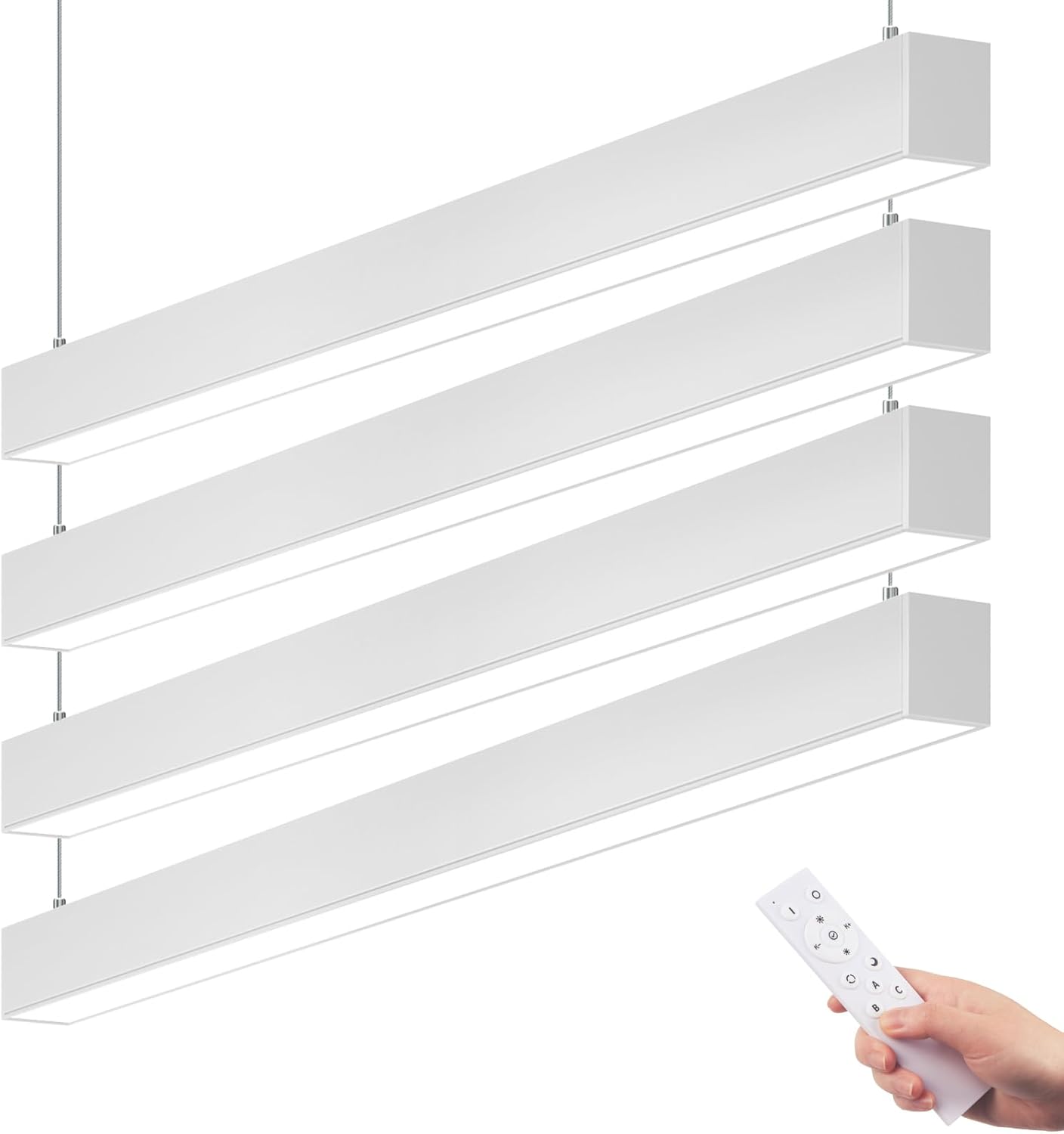 5568 Remote Series 4FT LED Linear Light, White 2nd-Generation