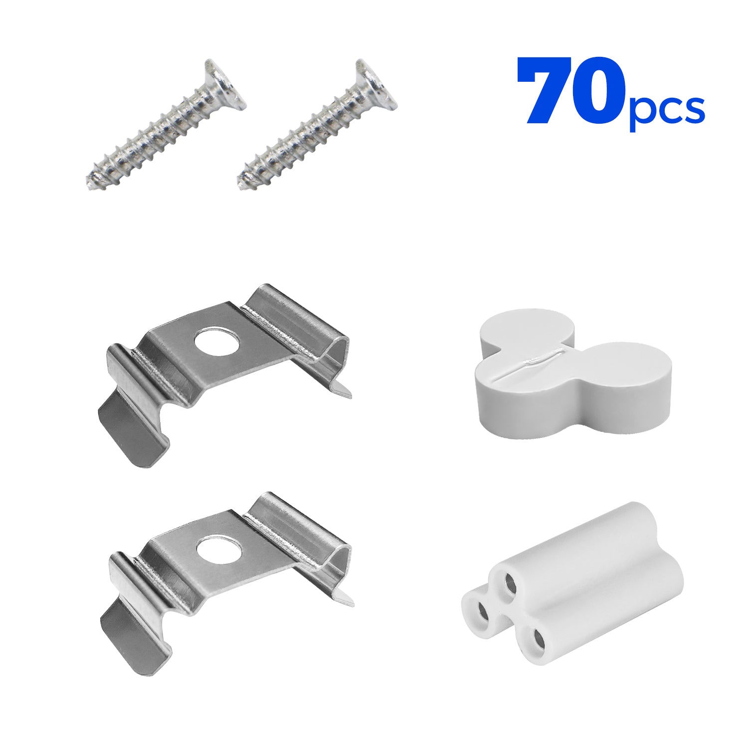 Accessories for Barrina T5 LED Clips with Screws 70 Set