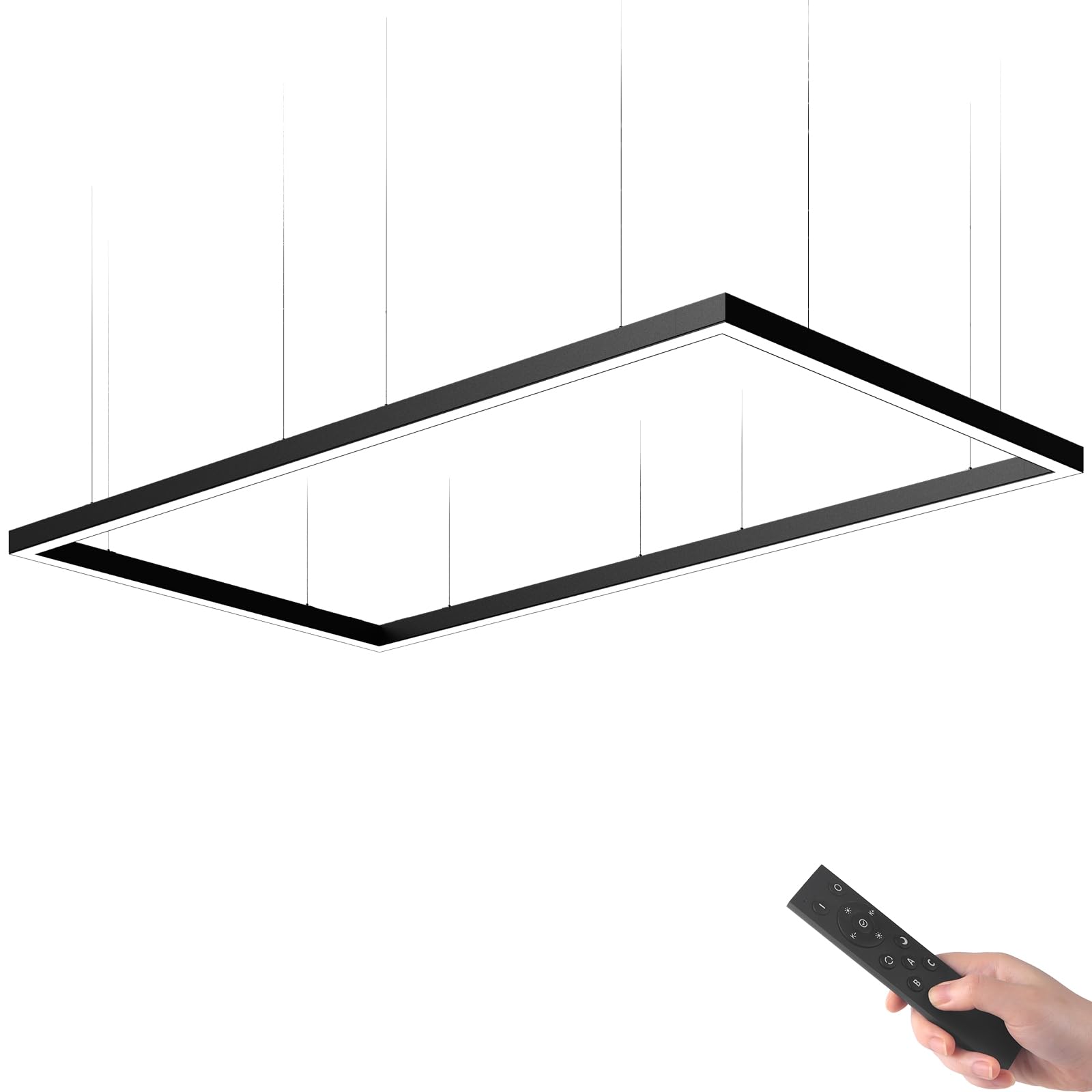 Barrina 5568 Remote Series 2nd-Generation 306W Rectangular Set LED Linear Lights 9FT * 5FT 3000K - 6000K 30600LM | Seamless Connection & Color Changing