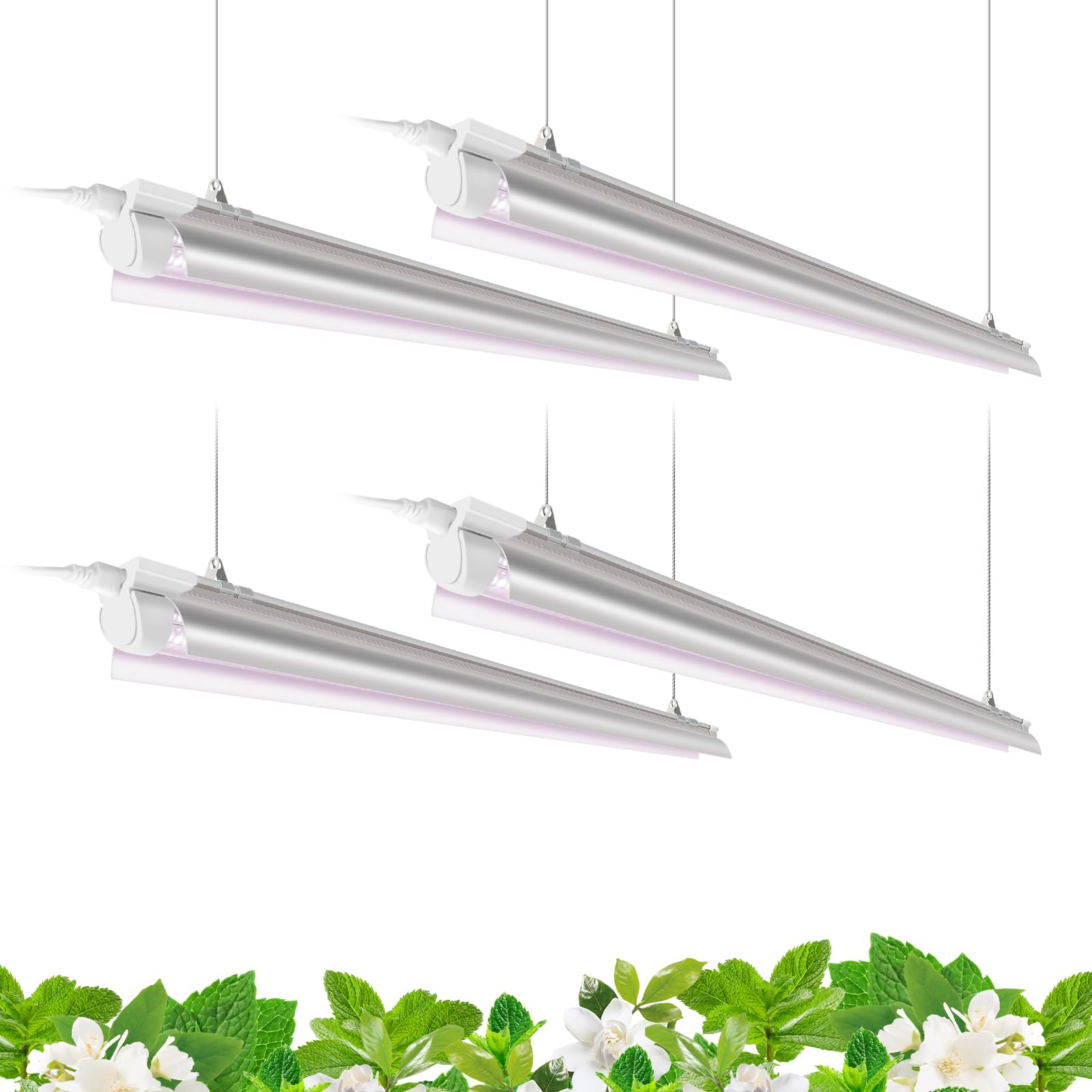 T8 LED Grow Light,4FT,42W,Full Spectrum,Linkable,Reflector Design,QL42