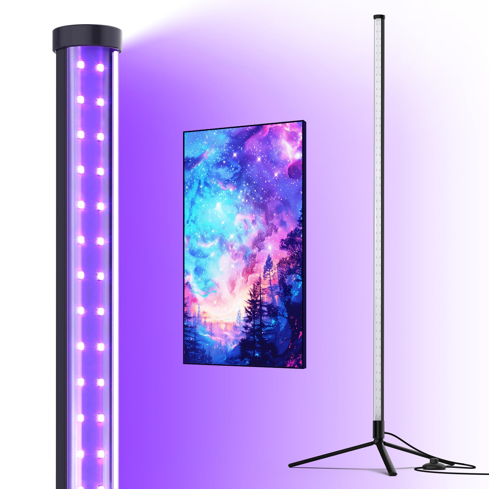 Barrina T10 42W LED Standing UV Black Lights 4FT | 385-400nm Ultraviolet Wavelength | T1042