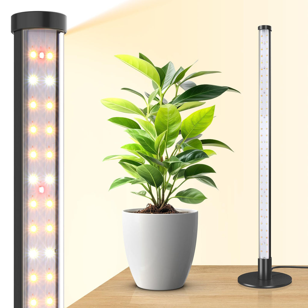 Barrina T10 Vertical Grow Light, 20W 2FT Hanging and Standing, Table Top Grow Lights with Stand and On/Off Switch