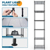 Barrina Plant Stand with Grow Lights, 6-Tier with 5-Pack 50W 3 Modes, Auto Timer,15.7"L x 11.8"W x 70.9"H