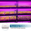 Barrina T5 Grow Lights, Full Spectrum, 2ft 80W (8 x 10W, 500W Equivalent),Greenhouse, Plug and Play, Pink, 8-Pack