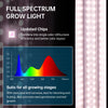 Barrina LED Grow Lights, Full Spectrum, 180W(6 x 30W, 1000W Equivalent), 3ft T8 Pinkish White, Linkable Design, 6-Pack