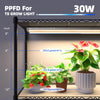 Barrina Plant Stand with Grow Lights, 3FT T8 Full Spectrum 150W Yellow LED Plant Lights 5 Packs,6-Tier 35.4"x13.8"x70.9"