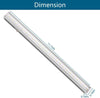 Barrina LED Under Cabinet Lighting 12inches 5W 1FT 600LM 5000K Super Bright Separately Controllable Shop Light Strip Bar Counter Lighting Fixture 6-Pack - Barrina led