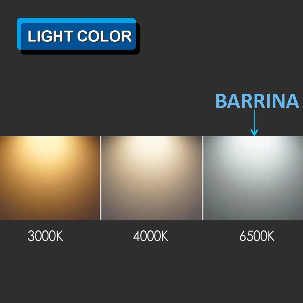 Barrina LED 4FT T5 Integrated Single Fixture 20W 6500K Utility Shop Light Ceiling and Under Cabinet Light Grow Light with Built-in ON/Off Switch - Barrina led