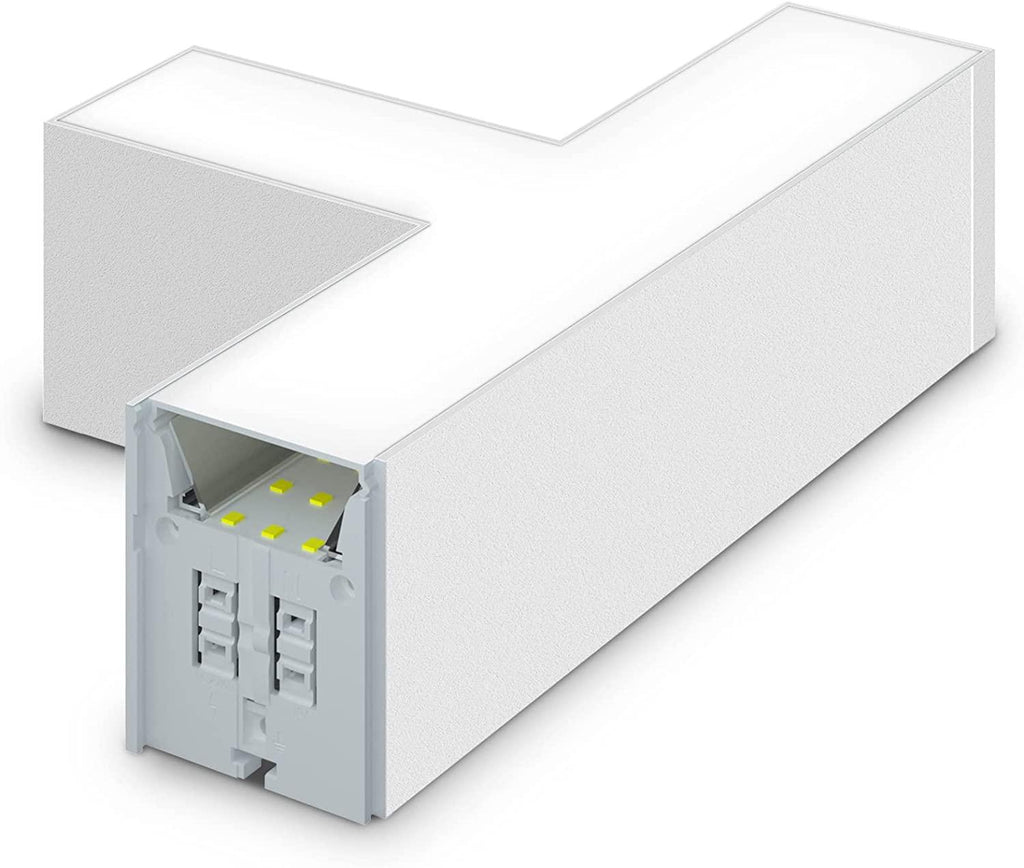 Barrina LED Linear Light Connector T-Shape 14W Only For Work Series 5566 Seamless Connection Suspended Linkable with Remote Control ETL Listed - Barrina led