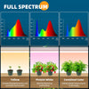 Barrina T5 Grow Light 2FT 30W Full Spectrum Grow Light with 4/9/14H Timer and Reflectors Color Changing LED Grow Lights for Indoor Plants Linkable and Hanging Plant Lights for Indoor Growing