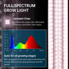 Barrina Grow Light 144W(6 x 24W 800W Equivalent) 2ft T8 Super Bright Full Spectrum Sunlight Plant Light, LED Strips Bulbs for Indoor Plants 6-Pack